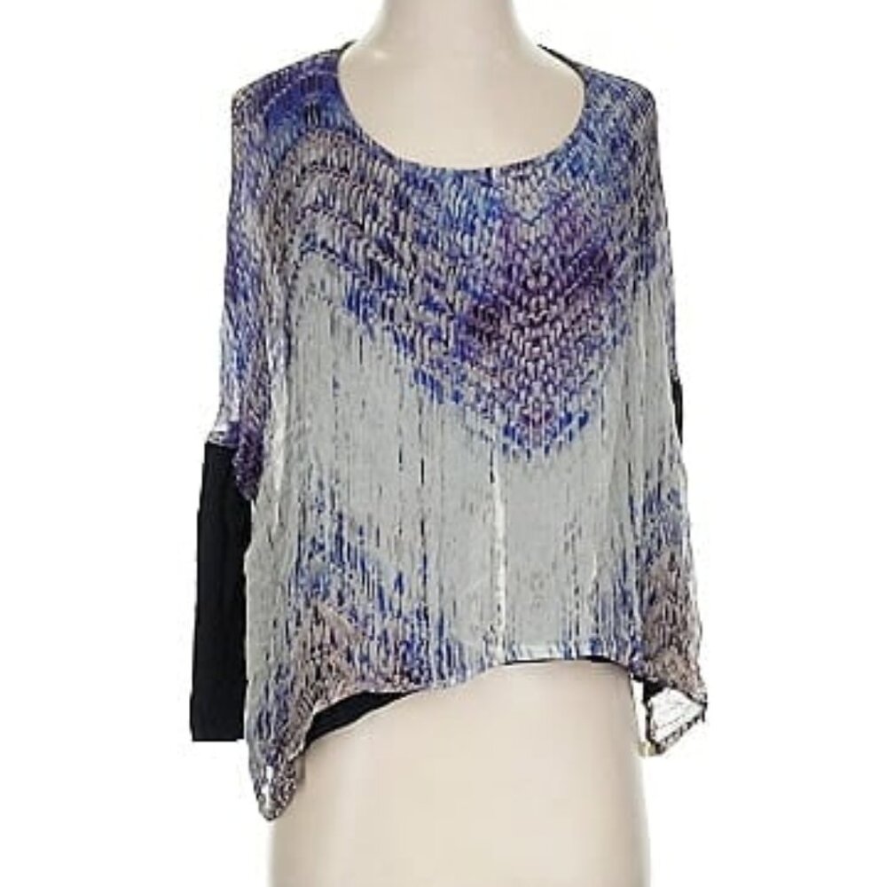 One of a kind 100% SILK top